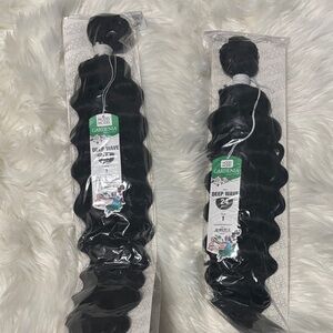 Deep wave human hair